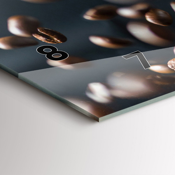 Vízszintes üvegóra Kávébab