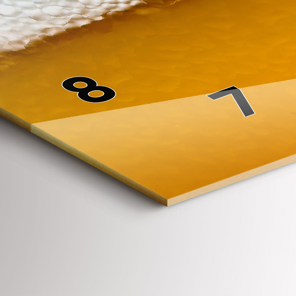 Vízszintes üvegóra Közeli kép a sörről