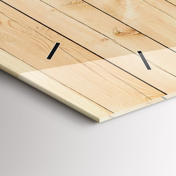 Vízszintes üvegóra Fa táblák