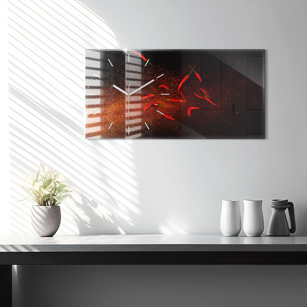 Vízszintes üvegóra Chili paprika