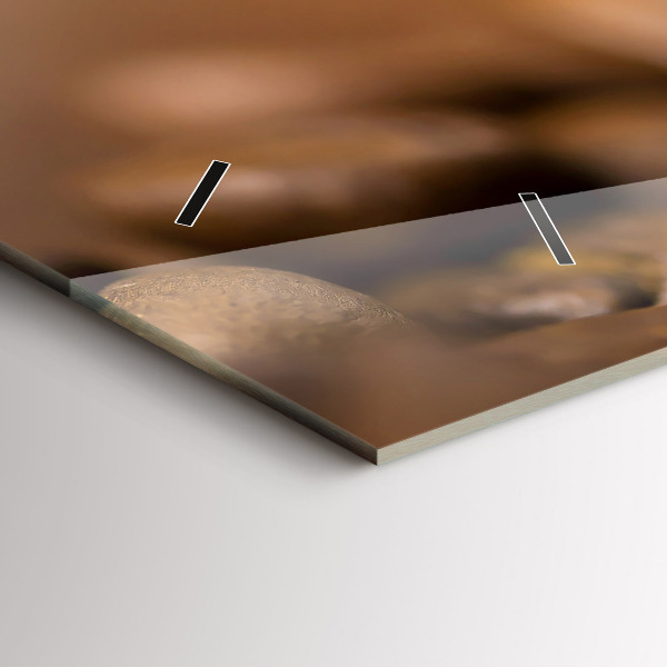 Vízszintes üvegóra Absztrakt színek