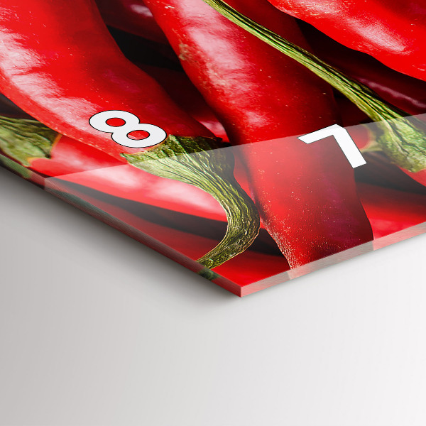 Vízszintes üvegóra Csípős paprika