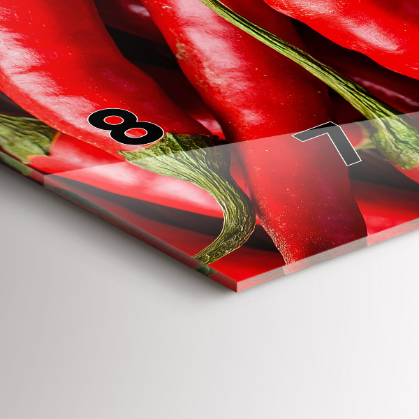 Vízszintes üvegóra Csípős paprika