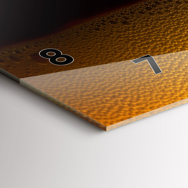 Vízszintes üvegóra Narancslé