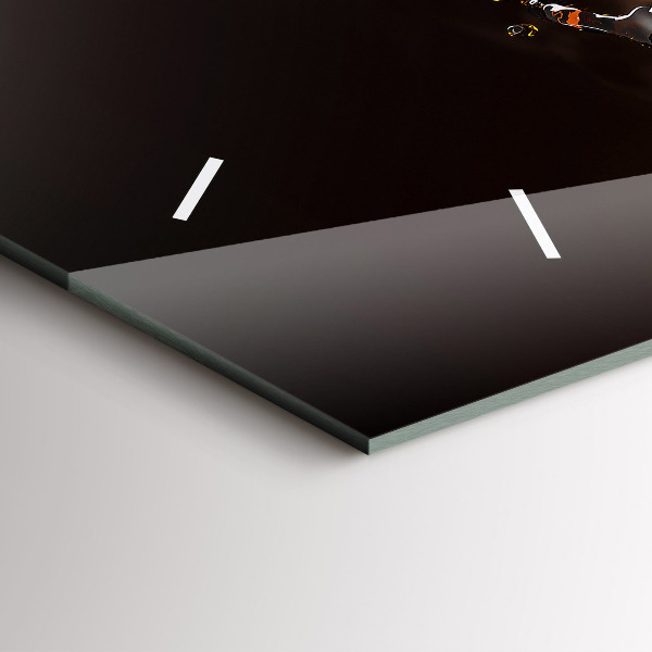 Vízszintes üvegóra Forró kávé