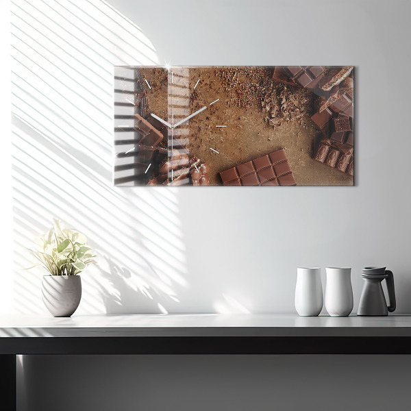 Vízszintes üvegóra Csokoládé szeletek