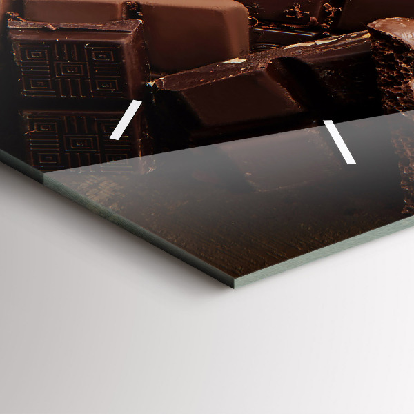 Vízszintes üvegóra Csokoládé szeletek