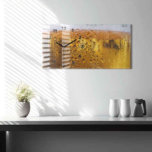 Vízszintes üvegóra Egy korsó sört