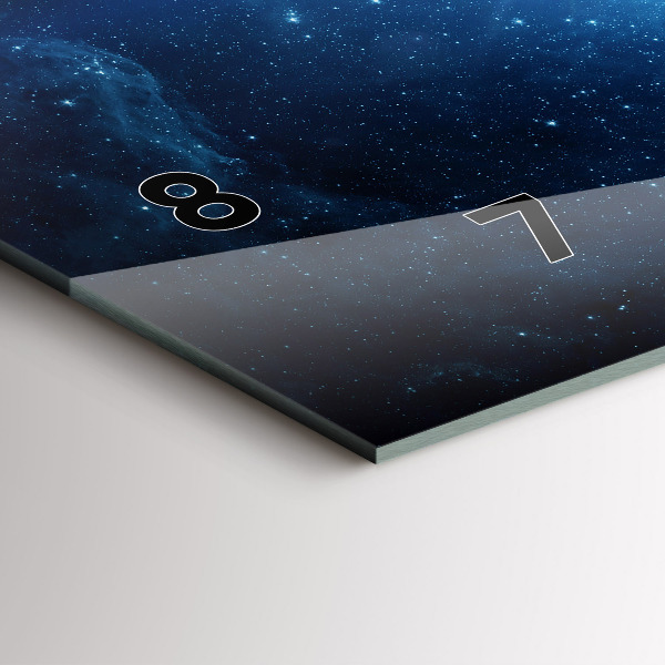 Vízszintes üvegóra Föld és galaxis – NASA