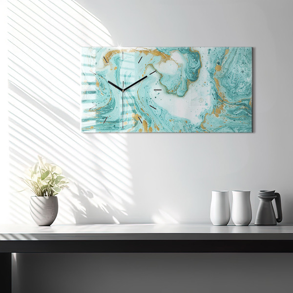 Vízszintes üvegóra Márvány textúra