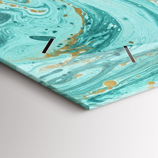 Vízszintes üvegóra Márvány textúra