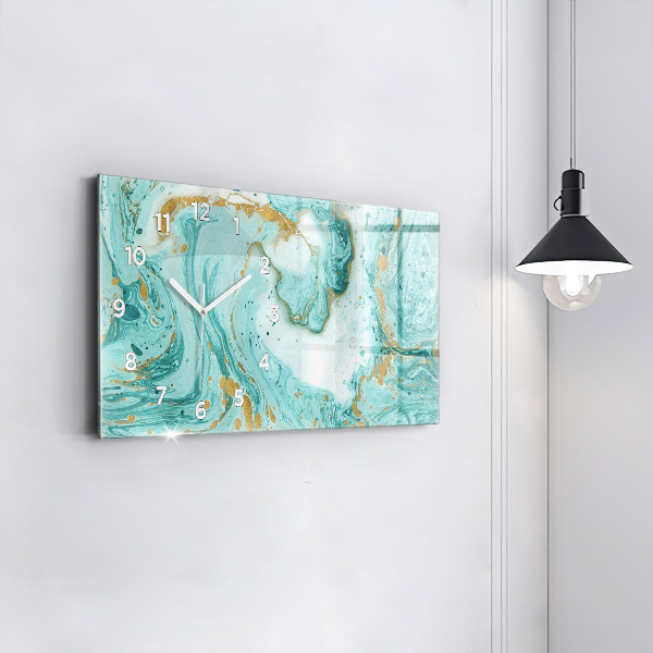 Vízszintes üvegóra Márvány textúra