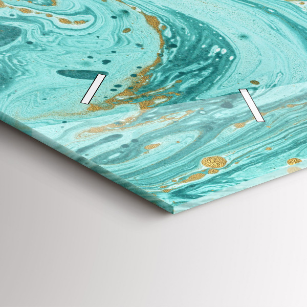 Vízszintes üvegóra Márvány textúra