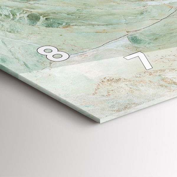 Vízszintes üvegóra Márvány kő textúra