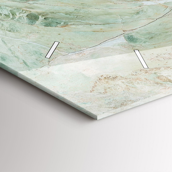 Vízszintes üvegóra Márvány kő textúra