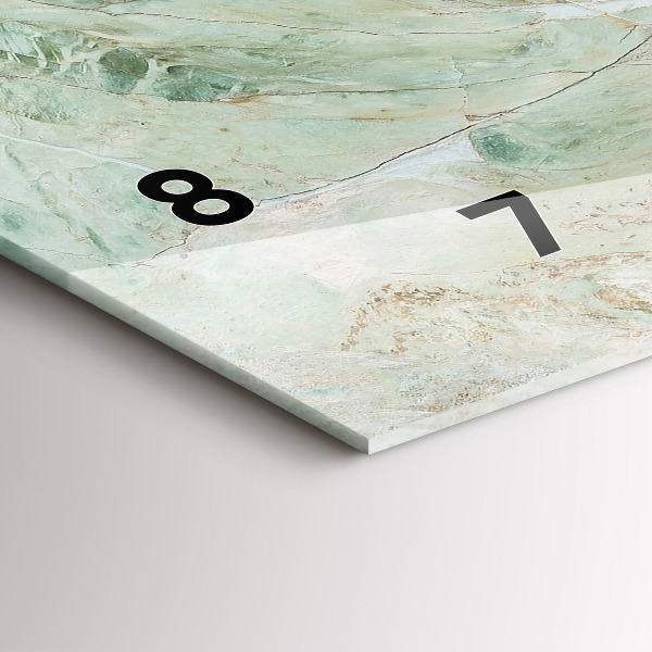 Vízszintes üvegóra Márvány kő textúra