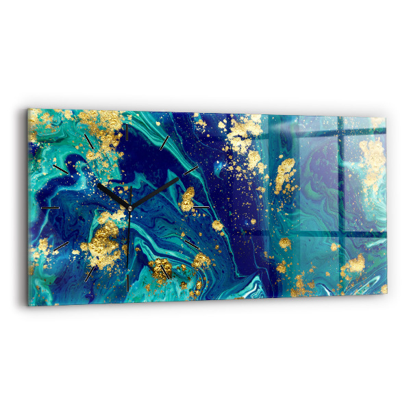 Vízszintes üvegóra Modern absztrakció