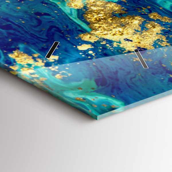 Vízszintes üvegóra Modern absztrakció