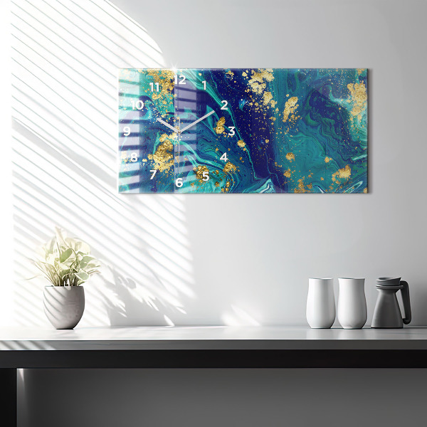 Vízszintes üvegóra Modern absztrakció