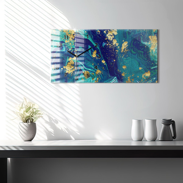 Vízszintes üvegóra Modern absztrakció