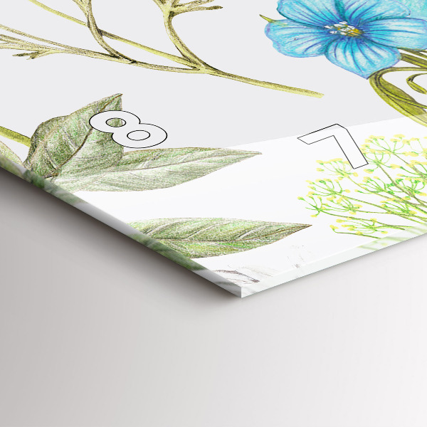 Vízszintes üvegóra Virágkötészeti