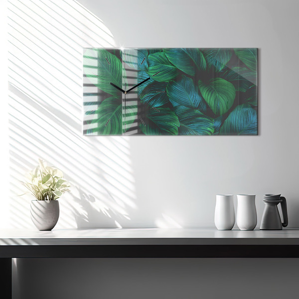 Vízszintes üvegóra A természet levelei