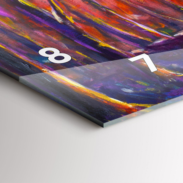 Vízszintes üvegóra Pár az erdőben