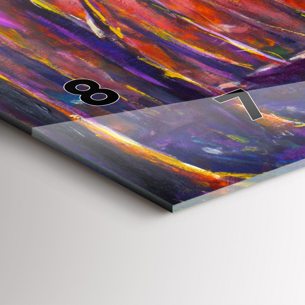 Vízszintes üvegóra Pár az erdőben