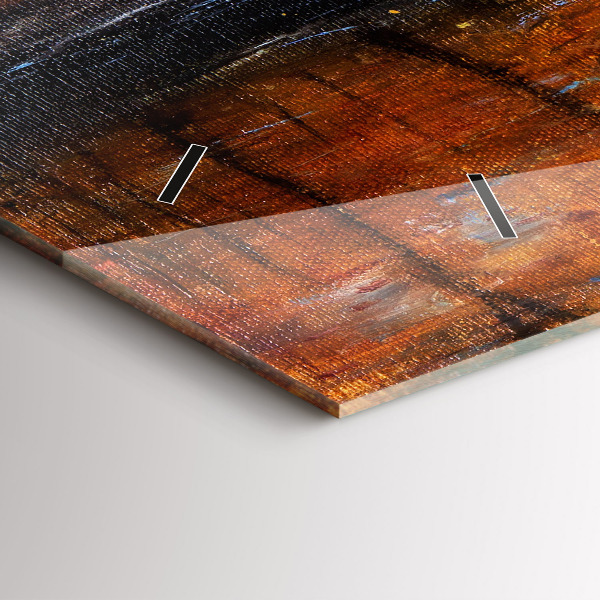 Vízszintes üvegóra Művészi művészet