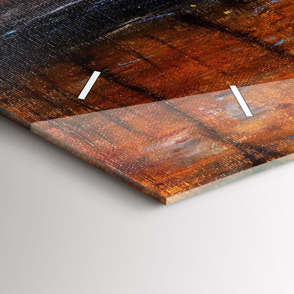 Vízszintes üvegóra Művészi művészet