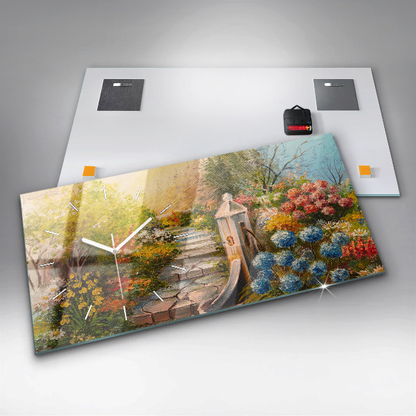 Vízszintes üvegóra Olaj összetétele az erdőben