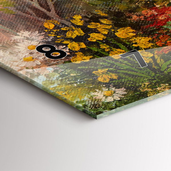 Vízszintes üvegóra Olaj összetétele az erdőben