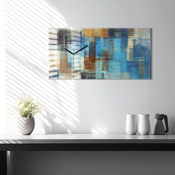 Vízszintes üvegóra Színes háttér - absztrakt