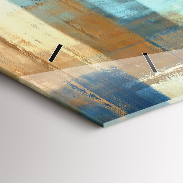 Vízszintes üvegóra Színes háttér - absztrakt