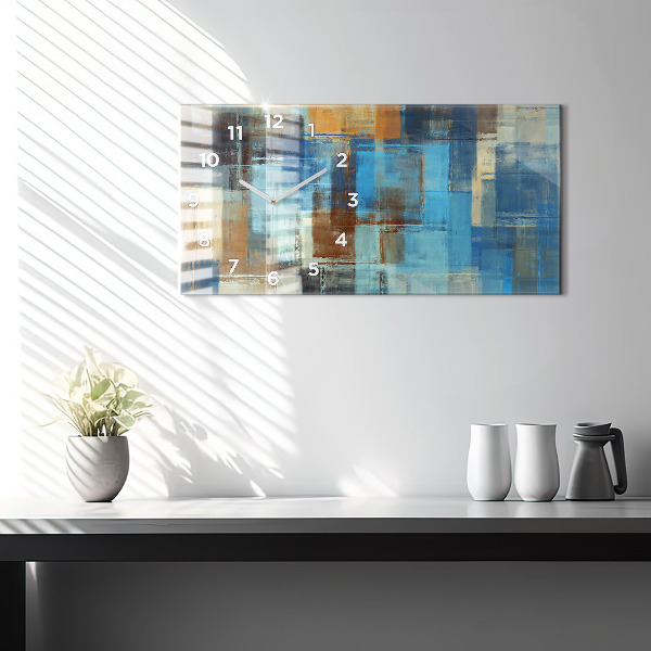 Vízszintes üvegóra Színes háttér - absztrakt