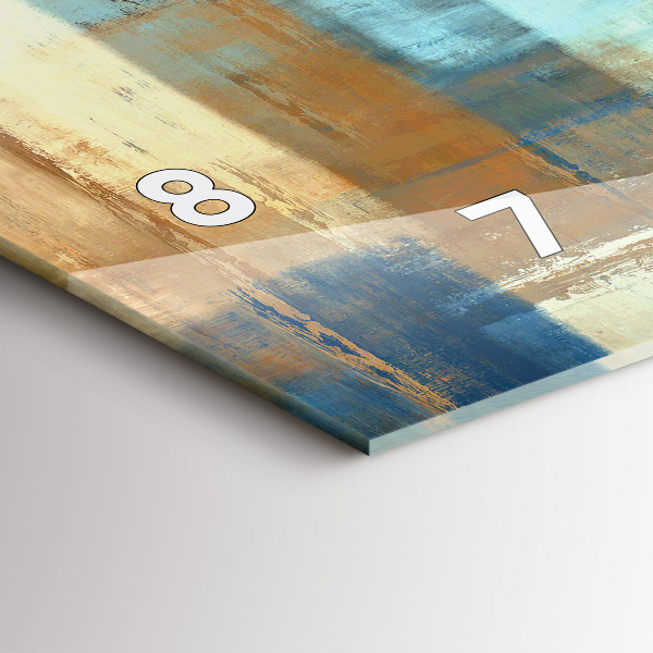 Vízszintes üvegóra Színes háttér - absztrakt