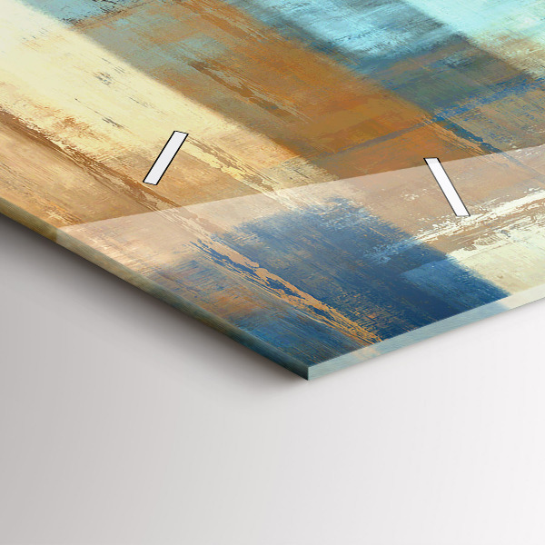 Vízszintes üvegóra Színes háttér - absztrakt