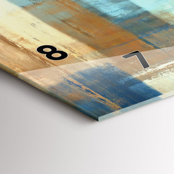 Vízszintes üvegóra Színes háttér - absztrakt