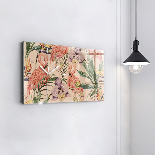 Vízszintes üvegóra Trópusi pálmalevél