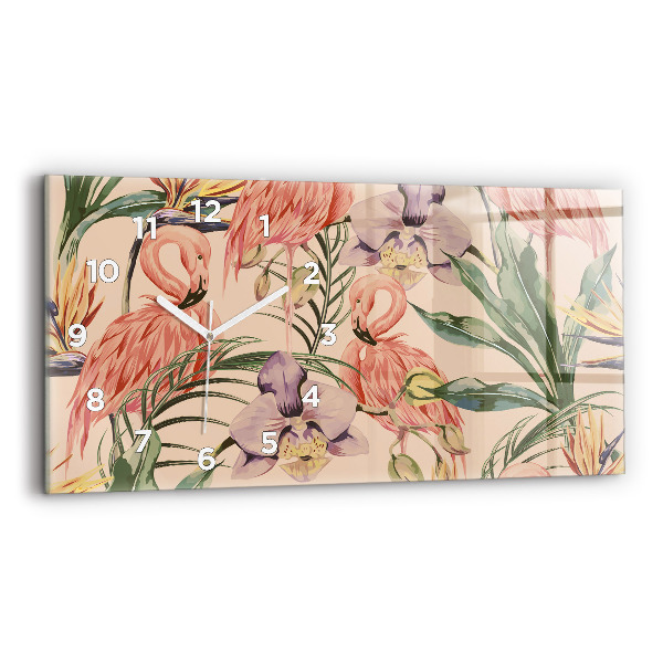 Vízszintes üvegóra Trópusi pálmalevél