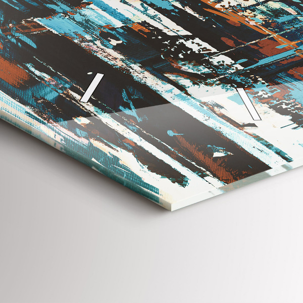 Vízszintes üvegóra Street Art