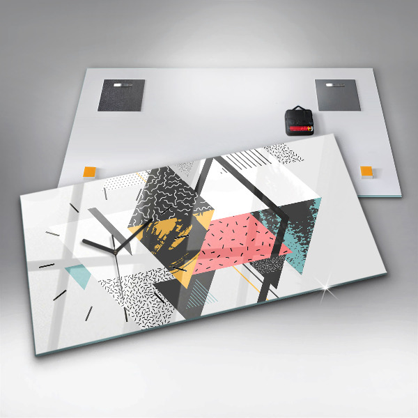 Vízszintes üvegóra Geometriai minta