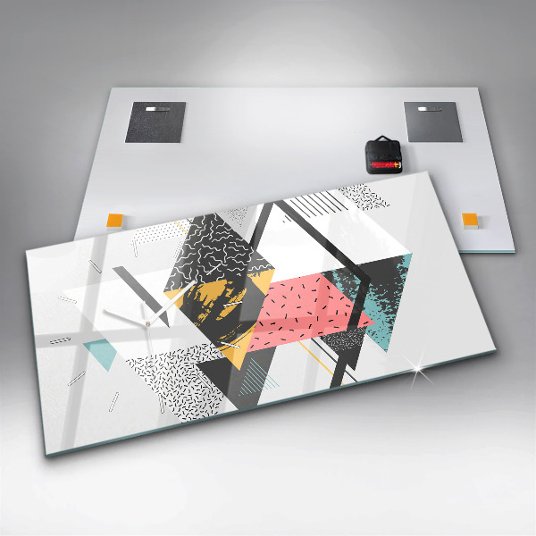 Vízszintes üvegóra Geometriai minta