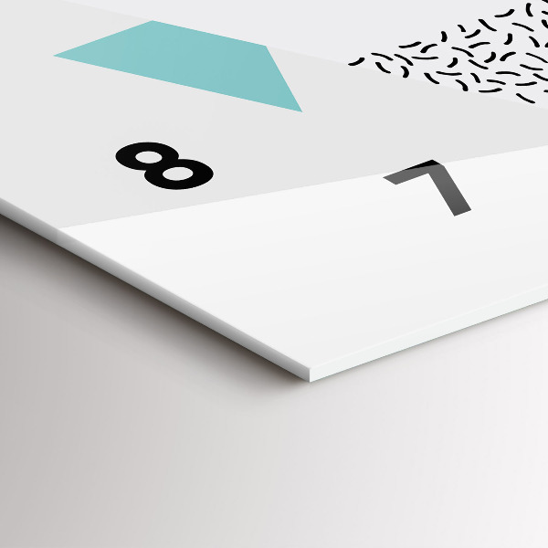 Vízszintes üvegóra Geometriai minta