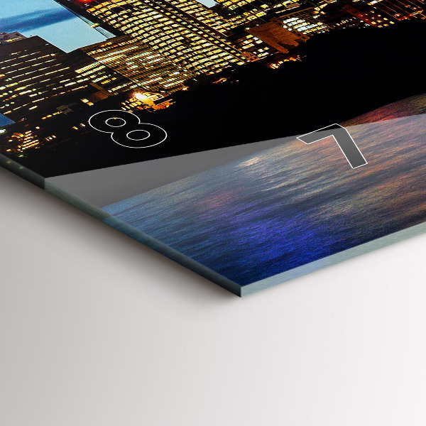 Vízszintes üvegóra Sydney az Este