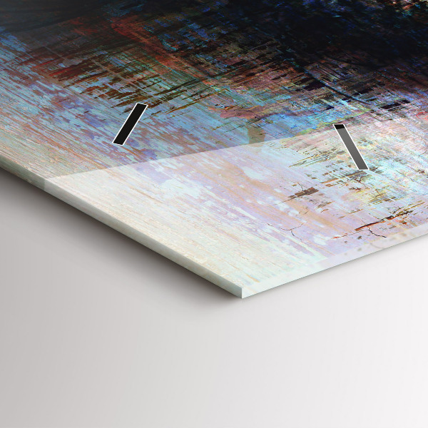 Vízszintes üvegóra Street Art Eye