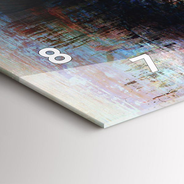 Vízszintes üvegóra Street Art Eye