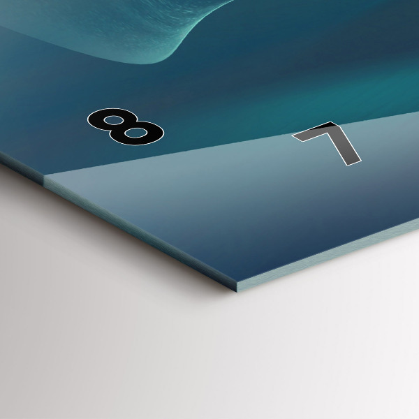 Vízszintes üvegóra Egy repülő sas képe