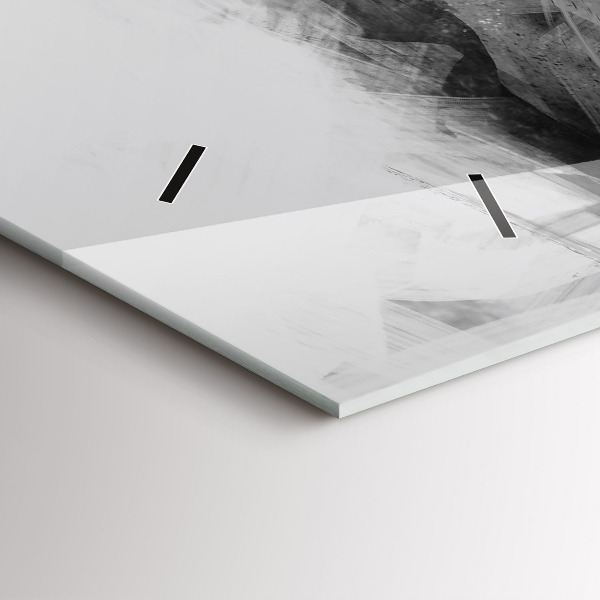 Vízszintes üvegóra Festett oroszlán