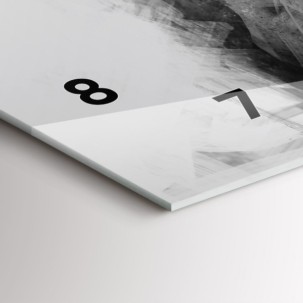 Vízszintes üvegóra Festett oroszlán